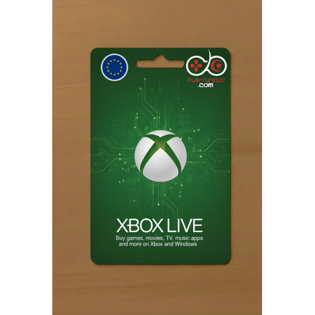 Carte Xbox Live [Europe]