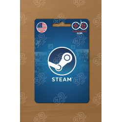 Carte Prépayée Steam USA 10...