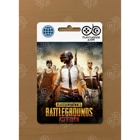 PUBG Mobile Cartes 8100 UC