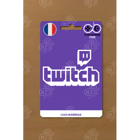 Carte Prépayée Twitch...